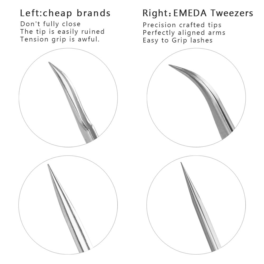 Professional eyelash extension tweezer with wholesale price USA JH98